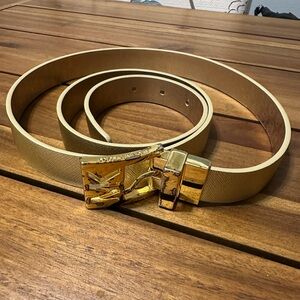 Michael Kors Gold Belt